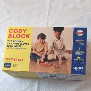 NIB Cody Block Interactive Wooden Toy Set